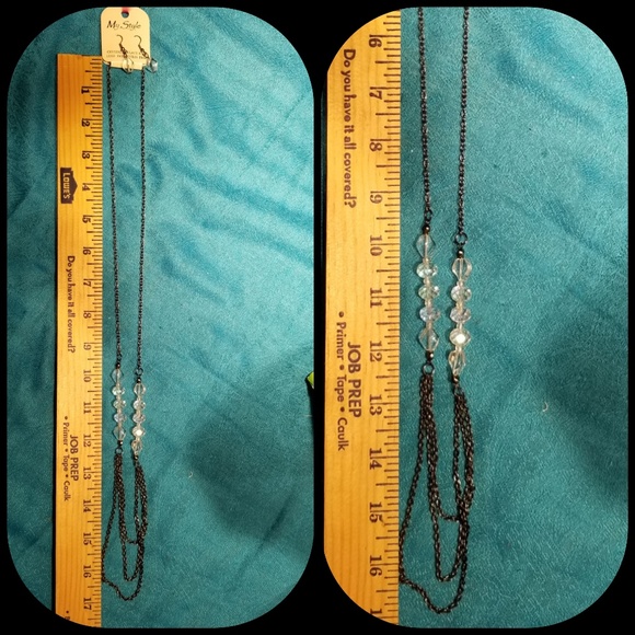 Lot 11: 5 necklace & earring sets costume jewelry - Picture 7 of 8